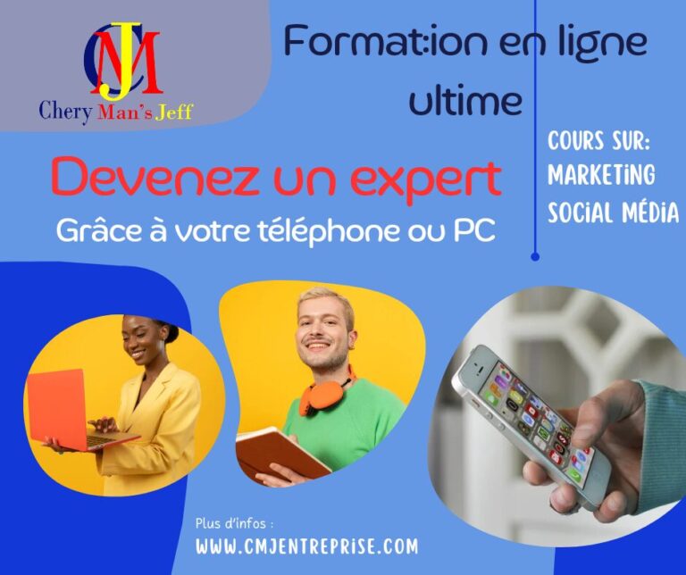 Formation en Ligne Ultime: Devenez un Expert grâce à votre  téléphone ou votre PC